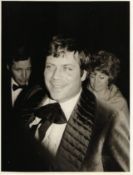 Oliver Reed signed 8 x 6 inch b/w photo autograph to darker lower rh side. Condition 7/10. All