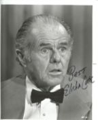Elisha Cook Jr Signed 10 x 8 inch b/w portrait photo, faint crease to top LH. Condition 7/10. All