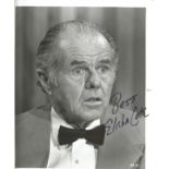 Elisha Cook Jr Signed 10 x 8 inch b/w portrait photo, faint crease to top LH. Condition 7/10. All