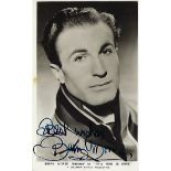 Barry Morse Signed 6 x 4 inch b/w photo mounted to card, slight fading. Condition 7/10. All