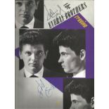 Everly Brothers signed Reunion programme signed to front cover. Condition 8/10. All autographs are