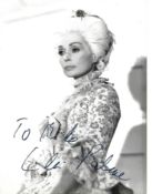 Lilli Palmer Signed photo black and white 9. 5 x 7 inch. Dedicated To Mike. Condition report out