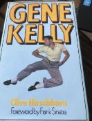 Gene Kelly Signed hardback book Biography by Clive Hirschhorn, to Mike, small tear to dust jacket.