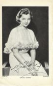 Sylvia Sidney Signed photo page from movie annual 8 x 5 inch b/w. Condition 8/10. All autographs are