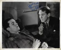 Burgess Meredith Signed photo black and white 10 x 8 inch. From Mine Own Executioner. Inscribed Good