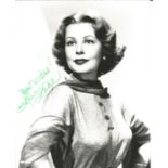 Arlene Dahl Signed vintage 10 x 8 inch b/w portrait photo. Condition 8/10. All autographs are