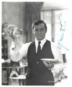 Yves Montand Signed 10 x 8 b/w photo, couple stains to reverse. Condition 6/10. All autographs are