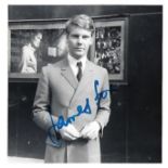 James Fox Signed 4 x 4 inch b/w photo. Condition 7/10. All autographs are genuine hand signed and