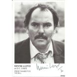 Kevin Lloyd signed 6 x 4 inch b/w portrait photo from TV series The Bill. Condition 8/10. All