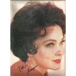 Kathryn Grayson Signed 12 x 9 inch magazine colour portrait page. Condition 9/10. All autographs are