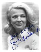 Gena Rowlands Signed 5 x 4 inch b/w photo. Condition 7/10. All autographs are genuine hand signed