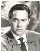 Richard Todd Signed 10 x 8 inch b/w photo. Condition 8/10. All autographs are genuine hand signed