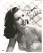 Ann Miller Signed 10 x 8 b/w photo. Condition 8/10. All autographs are genuine hand signed and