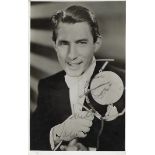 Jack Jackson signed 6 x 4 inch b/w portrait photo White border has small light brown marks at top