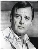 Gig Young Signed photo black and white 10 x 8 inch. Dedicated To Michael. Inscribed 1977.