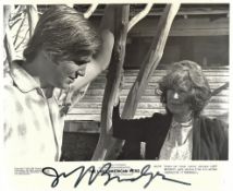 Jeff Bridges signed 10 x 8 inch b/w photo from The Last American Hero. Condition 7/10. All