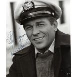 Howard Keel Signed photo 10x 8 inch b/w from The Day of the Triffids, inscribed best wishes.