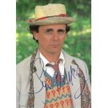 Sylvester McCoy Signed Dr Who 6 x 4 colour photo postcard. Condition 8/10. All autographs are