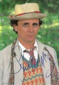 Sylvester McCoy Signed Dr Who 6 x 4 colour photo postcard. Condition 8/10. All autographs are
