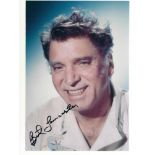 Burt Lancaster Signed photo 10x 8 inch colour. Condition 9/10. All autographs are genuine hand