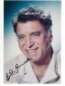 Burt Lancaster Signed photo 10x 8 inch colour. Condition 9/10. All autographs are genuine hand