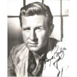 Lloyd Bridges signed 10 x 8 inch b/w portrait photo. Condition 9/10. All autographs are genuine hand