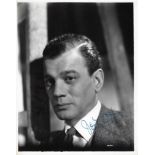 Joseph Cotten Signed 10 x 8 inch b/w portrait photo, faint crease to top LH. Condition 8/10. All