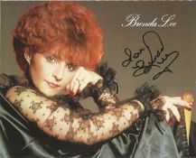 Brenda Lee Signed photo 10 x 8 inch colour. Condition 8/10. All autographs are genuine hand signed