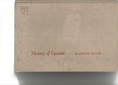 History of Costume by Blanche Payne. Unsigned hardback book with no dust jacket printed in 1965 in