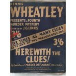 Dennis Wheatley presents a fourth murder mystery. Large paperback dossier printed in 1939 in Great