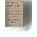 The Second World War Volume 11 Their Finest Hour by Winston S Churchill. Unsigned hardback book with