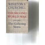 The Second World War Volume 1 The Gathering Storm by Winston S Churchill. Unsigned hardback book