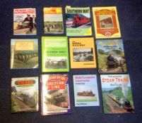 Railway Hardback and Softback book collection 12 titles includes Southern Way, Outdoor Model