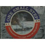 One Small Step Celebrating the first men on the moon by Jerry Stone. Large hardback book with no