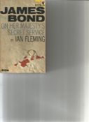 James Bond on Her Majesty's Secret Service by Ian Fleming. Unsigned paperback book printed in 1964