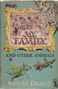 Gerald Durrell hard back book My Family and other animals 3rd impression on the same year as