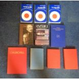 Military Hardback book collection includes 10 titles such as Squadrons Up by Noel Monks, Churchill