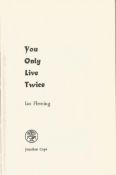 You Only Live Twice hardback book by Ian Fleming. In good condition, no dust jacket. Third