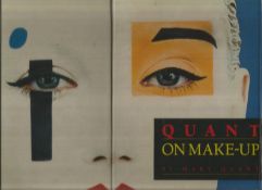 Quant on Makeup by Mary Quant. Unsigned large hardback book with no dust jacket printed in London no