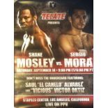 Sugar Shane Mosley Vs Sergio Mora World Title 2010 Official 16x21 Boxing Poster. We combine