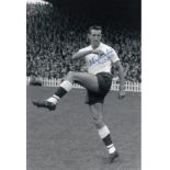 TONY MARCHI football autographed 12 x 8 photo, a superb image depicting the Tottenham centre-forward
