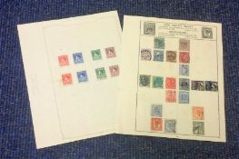 Commonwealth collection 2 loose sheets includes New Guinea, New South Wales and Queensland. We