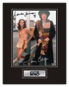 Stunning Display! Dr. Who multi signed professionally mounted display. This beautiful display
