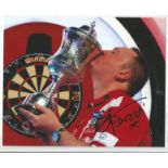 Glen Durrant Signed Darts 8x10 Photo. We combine postage on multiple winning lots and can ship