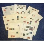 Polish stamp collection on 10 loose album pages, Early varieties. We combine postage on multiple