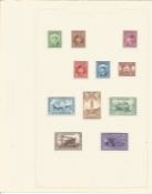 Canadian stamp collection 11 stamps mint 1942 part set includes SG 383, 385, 386, 387. We combine