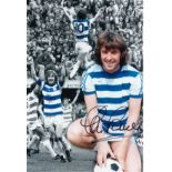 STAN BOWLES football autographed 12 x 8 photo, a superb photo depicting a montage of images relating