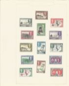 Nyasaland stamp collection mint 1945 set SG 144/157 catalogue value £100. We combine postage on