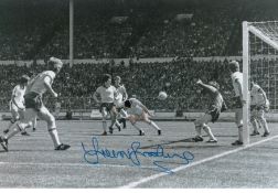 TREVOR BROOKING football autographed 12 x 8 photo, a superb image depicting the West Ham United