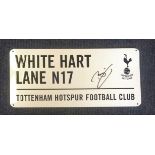 Dele Alli Signed Tottenham Hotspur White Hart Lane 7x16 Metal Street Sign. We combine postage on